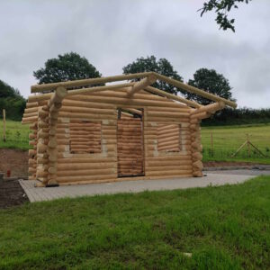Blockhaus Mit Vorbau 6